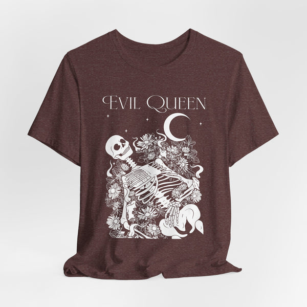 Evil Queen Skeleton Jersey Short Sleeve Tee