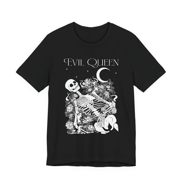 Evil Queen Skeleton Jersey Short Sleeve Tee