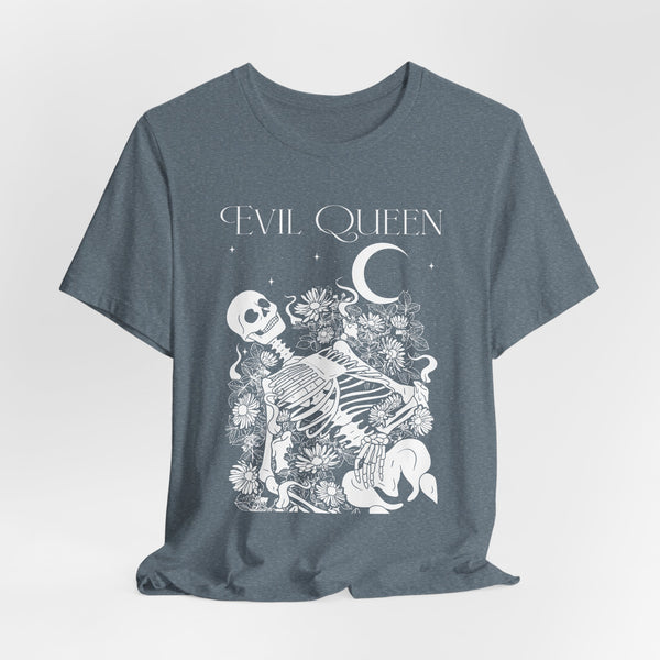 Evil Queen Skeleton Jersey Short Sleeve Tee