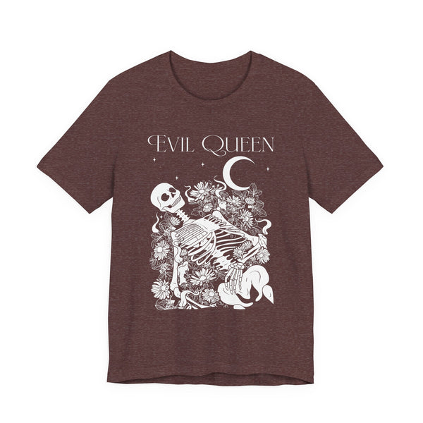 Evil Queen Skeleton Jersey Short Sleeve Tee