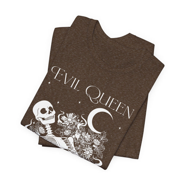 Evil Queen Skeleton Jersey Short Sleeve Tee