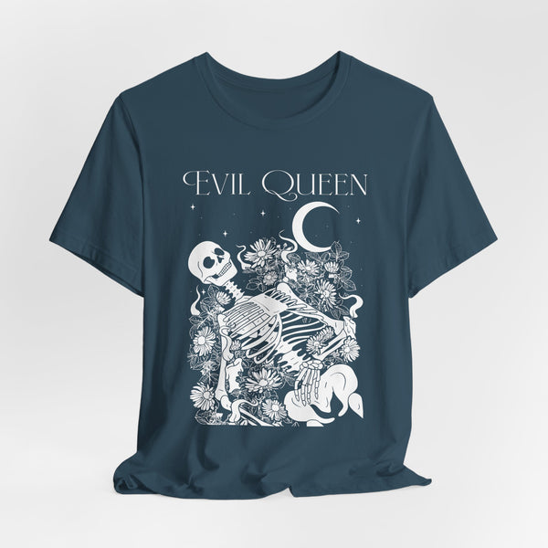 Evil Queen Skeleton Jersey Short Sleeve Tee
