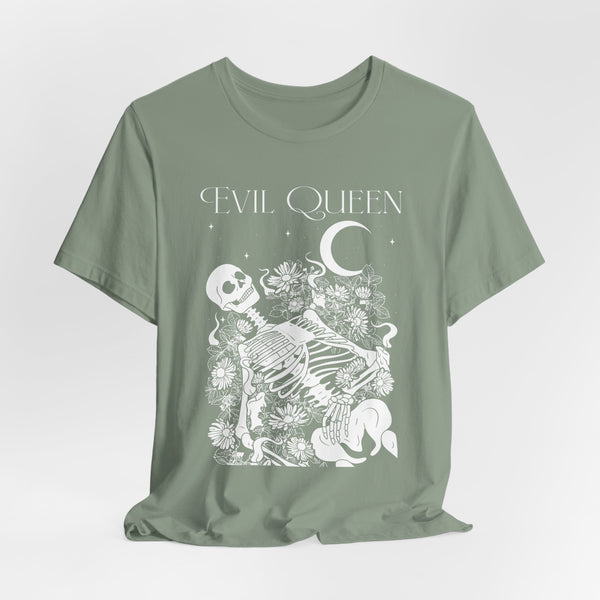 Evil Queen Skeleton Jersey Short Sleeve Tee
