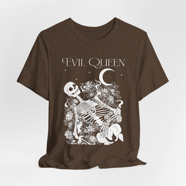 Evil Queen Skeleton Jersey Short Sleeve Tee