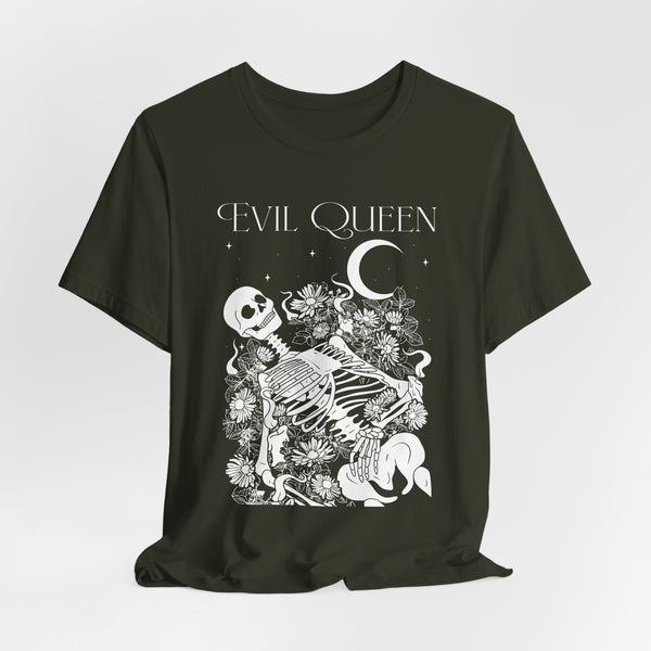Evil Queen Skeleton Jersey Short Sleeve Tee