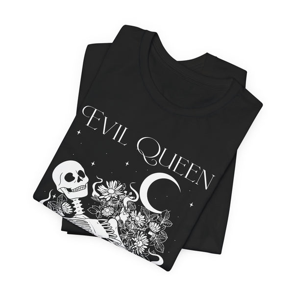 Evil Queen Skeleton Jersey Short Sleeve Tee