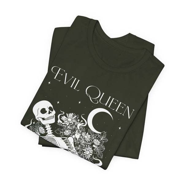 Evil Queen Skeleton Jersey Short Sleeve Tee